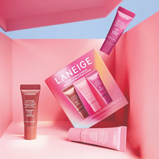 Glassy Lip Minis 3 Pc. Glaze Craze Tinted Peptide Lip Serum Gift Set